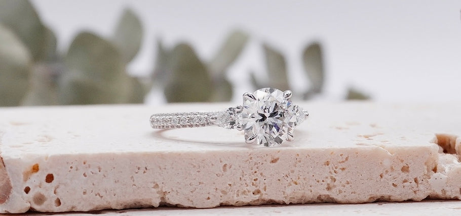 Three's a Charm: Unveiling Lucce Rings' Platinum Three-Stone Engagement Rings in the Philippines