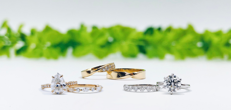 3 New Designer Bands for the Blushing Bride
