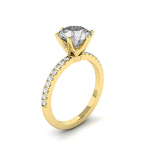 Load image into Gallery viewer, Miriam Pavé Lab Diamond 1ct E VS1 Id IGI 14K Yellow Gold
