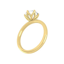 Load image into Gallery viewer, Lucce Lucia 6-Prong Round Moissanite

