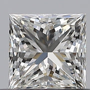 0.50ct PRINCESS Diamond I VVS2 VG - GIA 6542684618