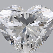 1.00ct HEART Diamond D IF EX - GIA 5553739351
