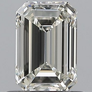 0.80ct EMERALD Diamond I VVS1 VG - GIA 5556042883
