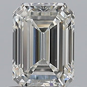 0.80ct EMERALD Diamond H VVS2 EX - GIA 5546970486
