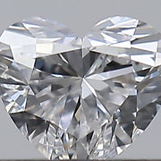 0.30ct HEART Diamond D VVS2 VG - GIA 7558580196