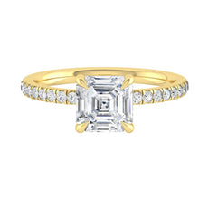 Load image into Gallery viewer, Sapienza Pavé Asscher Moissanite
