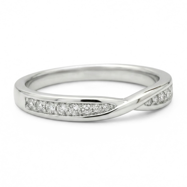 LUCCE ANGELA™ 0.14ctw Lab Diamond 18K White Gold