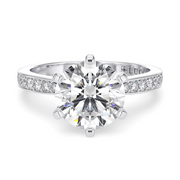 LUCCE ANGELA™ Pavé Round Diamond