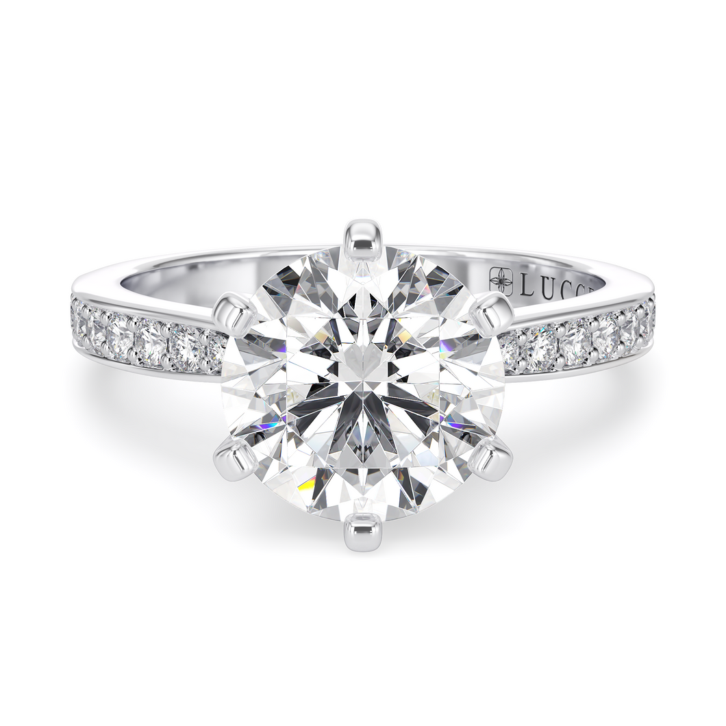 Lucce Angela Pavé Round Diamond