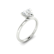 Load image into Gallery viewer, Lucce Lucia Halo Trillion Lab Diamond 1.04ct E VVS2 Ex GIA Platinum
