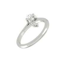 Load image into Gallery viewer, Azalea Pavé Pear Diamond
