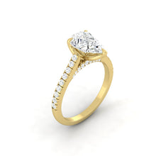 Load image into Gallery viewer, Azalea Pavé Pear Diamond
