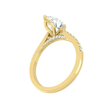 Load image into Gallery viewer, Azalea Pavé Pear Diamond
