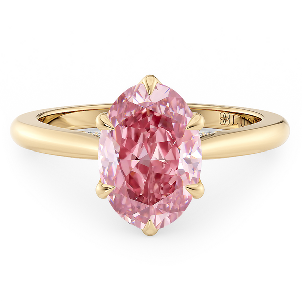 Lucce Azalea 6-Prong Oval Rosé Pink Diamond
