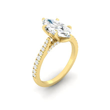 Load image into Gallery viewer, Azalea Pavé Marquise Diamond
