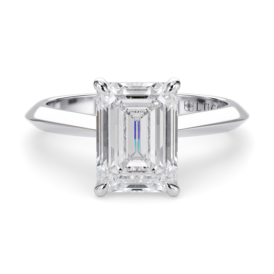 Load image into Gallery viewer, LUCCE ECUADORIAN™ Emerald Lab Diamond 3.00ct D VVS2 Platinum
