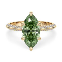 Load image into Gallery viewer, LUCCE ECUADORIAN™ Pavé Marquise VERDANT™ Green Diamond
