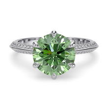 Load image into Gallery viewer, LUCCE ECUADORIAN™ Pavé Round VERDANT™ Green Diamond
