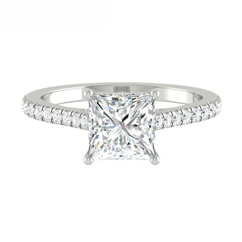 Firenze Pavé Princess Lab Diamond