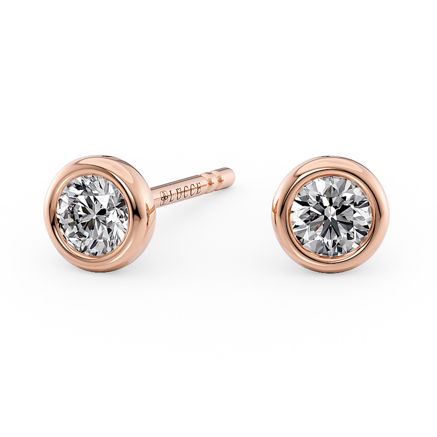 Load image into Gallery viewer, LUCCE CARLISLE™ 4-Petal Earrings Round Diamond
