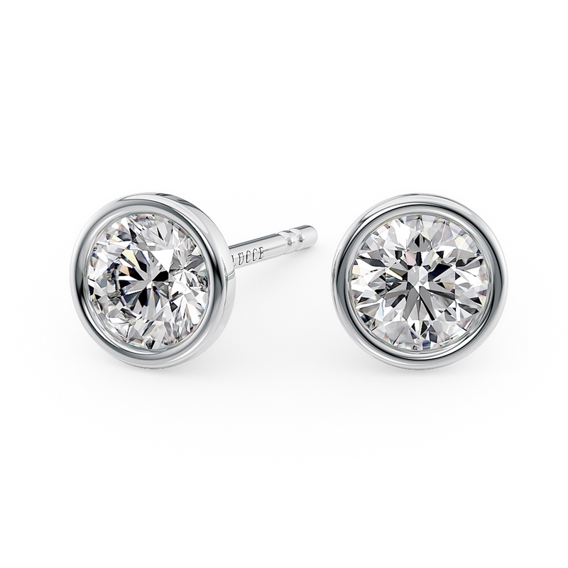 Lucce Carla 6-Prong Earrings Round Diamond