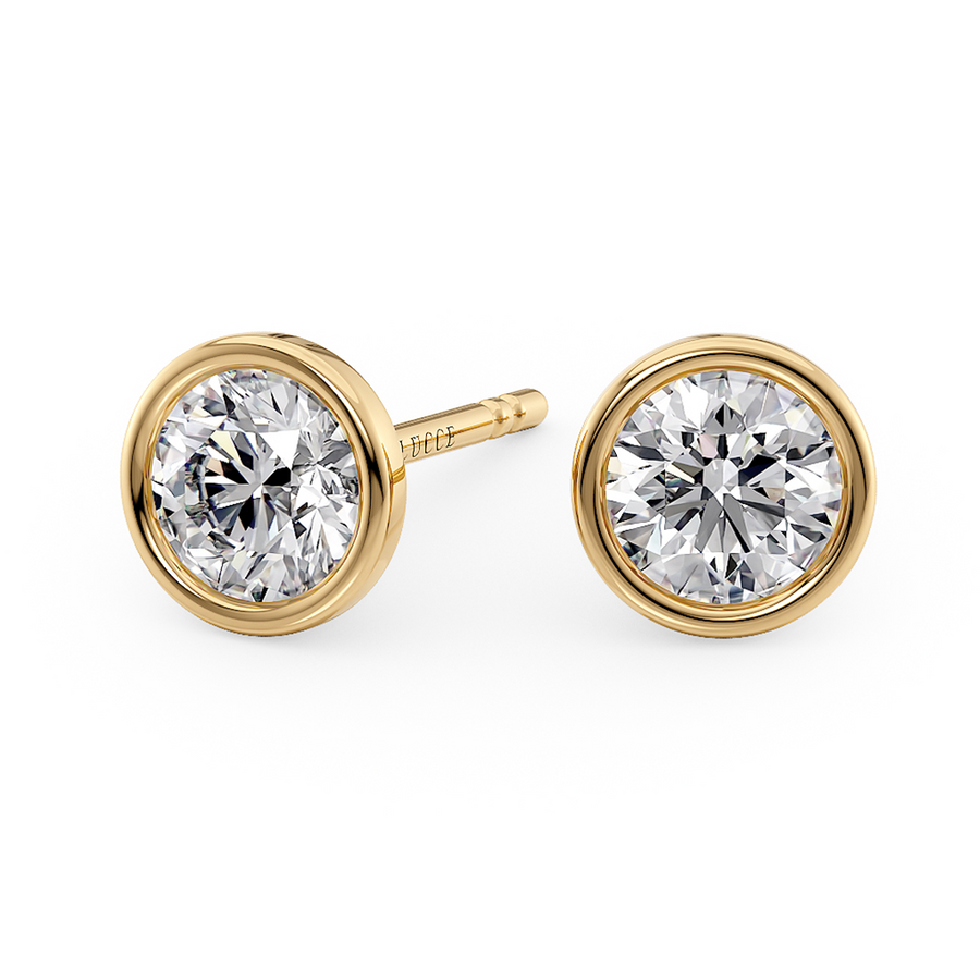Load image into Gallery viewer, LUCCE CARLISLE™ 6-Petal Earrings Round Diamond

