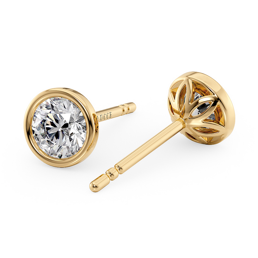 Load image into Gallery viewer, LUCCE CARLISLE™ 6-Petal Earrings Round Diamond
