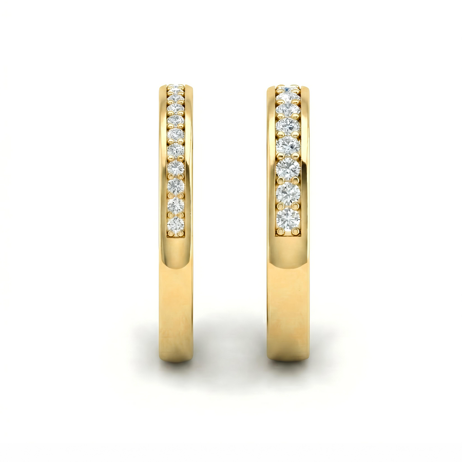 Load image into Gallery viewer, LUCCE CARLISLE™ Band Lab Diamond 0.21ctw 14K Yellow Gold
