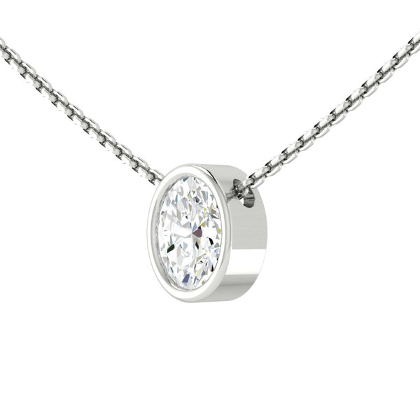 Lucce Carla Oval Necklace Diamond