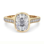 LUCCE CARLA™ Pavé Cushion Diamond
