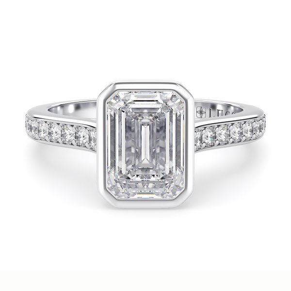 Lucce Carla Pavé Emerald Moissanite