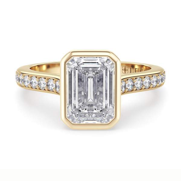 Lucce Carla Pavé Emerald Moissanite