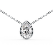 LUCCE CARLA™ Pear Necklace Diamond