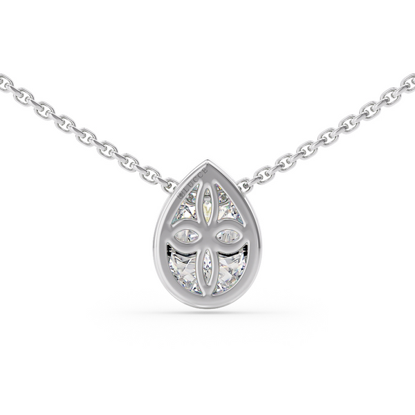 Lucce Carla Pear Necklace Diamond