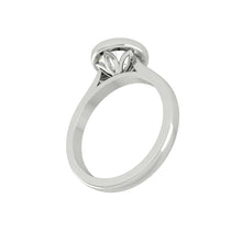 Load image into Gallery viewer, Lucce Carla Lab Diamond 1.00ct D VVS2 Id IGI 14K White Gold
