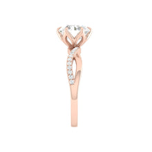 Load image into Gallery viewer, Fiore Sei Lab Diamond 0.50ct D VVS2 Id IGI 14K Rose Gold
