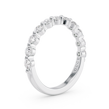 Load image into Gallery viewer, LUCCE Round Diamond Shared Prong Wedding Ring in Gold or Diamond

