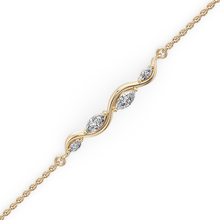 Load image into Gallery viewer, Lucce Constance Infini Bracelet Diamond
