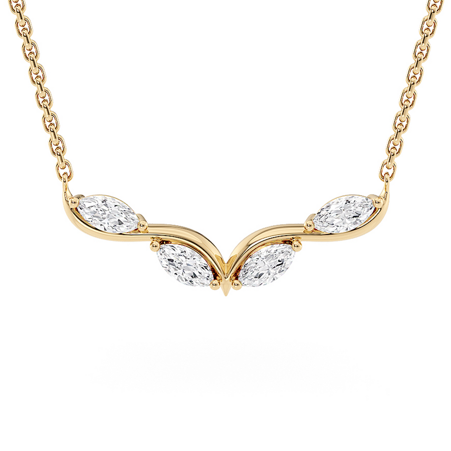 Load image into Gallery viewer, LUCCE CONSTANCE™ Infini Necklace 1.00ctw Lab Diamond 18K Yellow Gold

