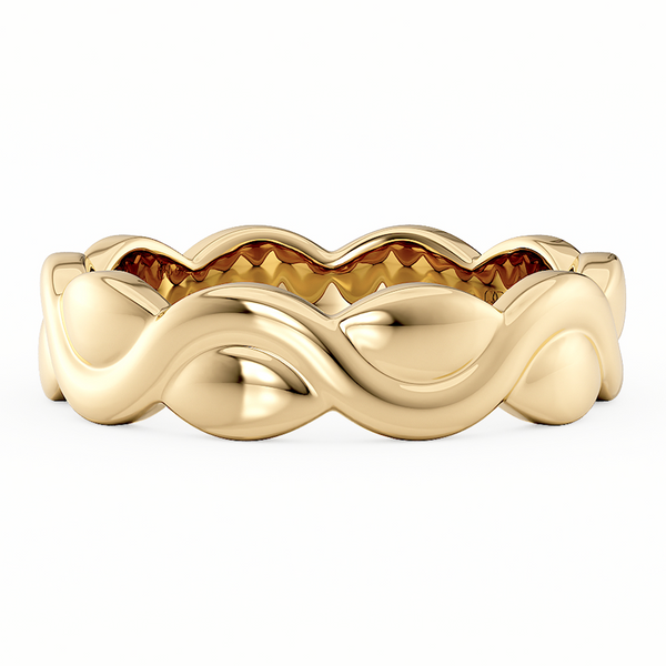 Lucce Constance Infino 5mm 14K Yellow Gold