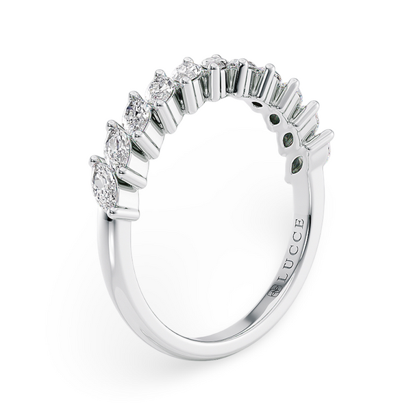 Lucce Constance Lia 1.10CTW Lab Diamond 14K White Gold
