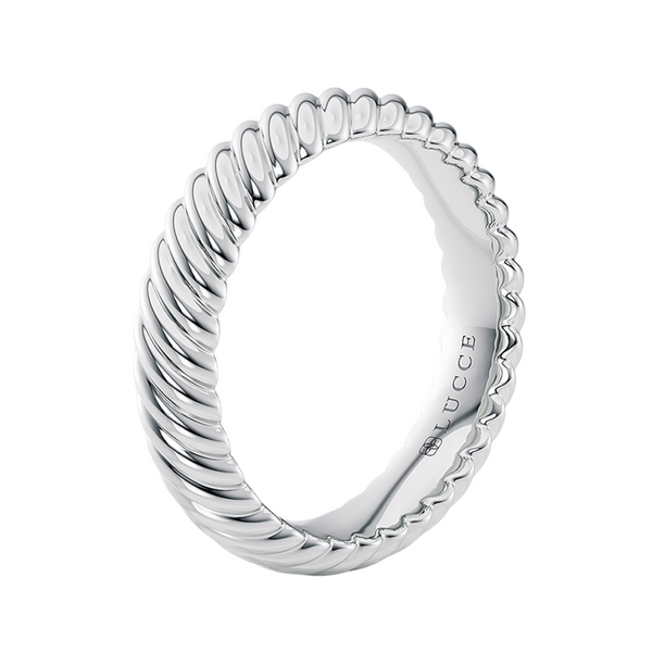 Lucce Constance Lio 4mm 14K White Gold
