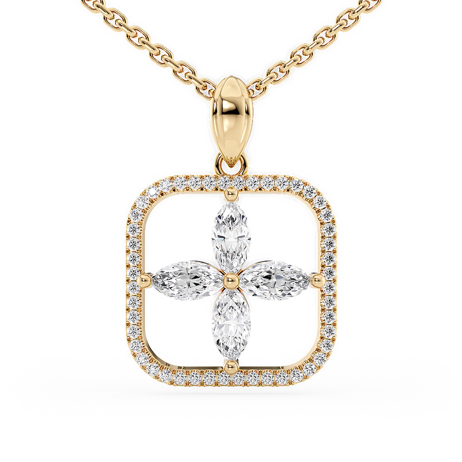 Load image into Gallery viewer, LUCCE CONSTANCE™ Necklace 1.25ctw Lab Diamond 14K Yellow Gold
