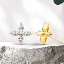 Load image into Gallery viewer, LUCCE CONSTANCE™ Ole Earrings 0.96ctw Lab Diamond 18K Yellow Gold
