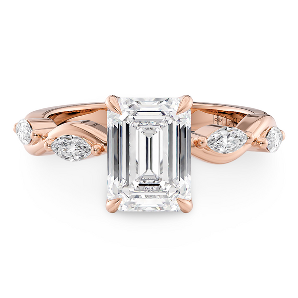 Lucce Constance Petal Emerald Diamond