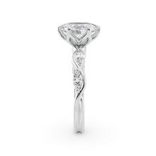 Load image into Gallery viewer, Constance Petal Oval Engagement Ring with Lab or Natural Diamond and marquise accents in Gold or Platinum
Lucce, Manila, Philippines
