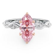 LUCCE CONSTANCE™ Petal Marquise Rosé Pink Diamond