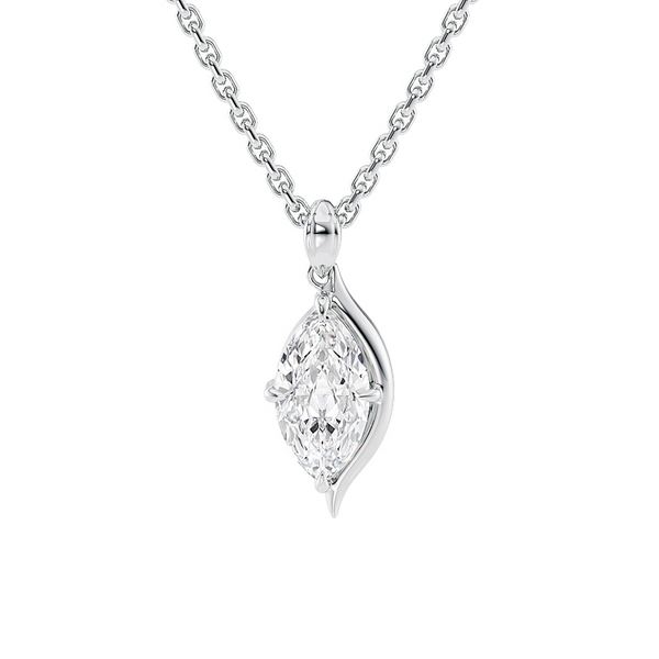 Lucce Constance Solitaire Necklace Diamond