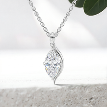 Load image into Gallery viewer, LUCCE CONSTANCE™ Solitaire Marquise Natural Diamond 0.40ct H VS2 GIA Platinum
