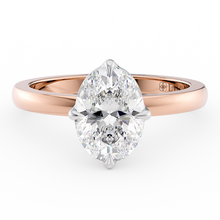 Load image into Gallery viewer, Lucce Constance Solitaire Oval Diamond
